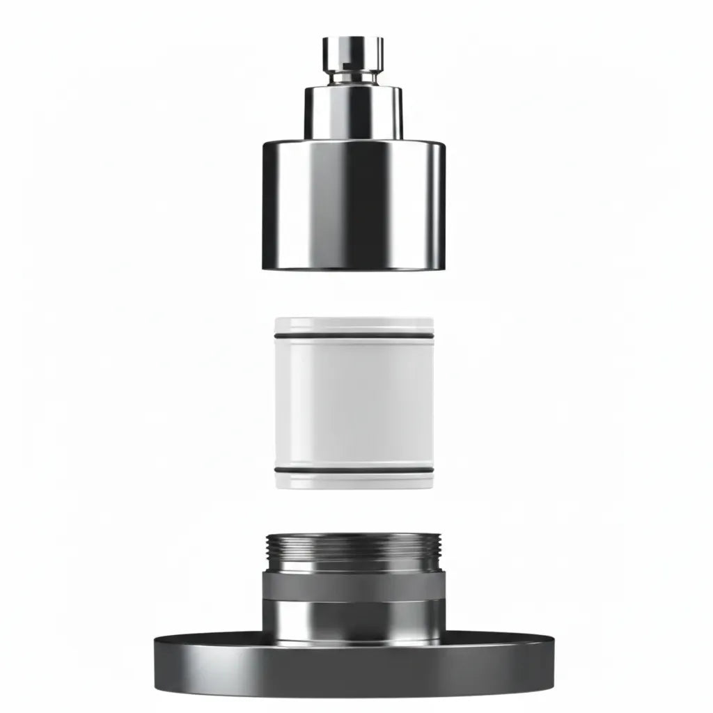 Rain Shower Head Chrome Shower Head Stainless Steel Bath Shower Head High Pressure High Flow Round