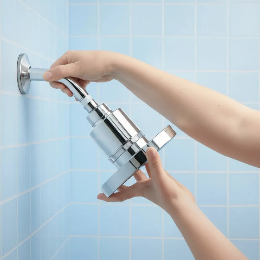 Rain Shower Head Chrome Shower Head Stainless Steel Bath Shower Head High Pressure High Flow Round